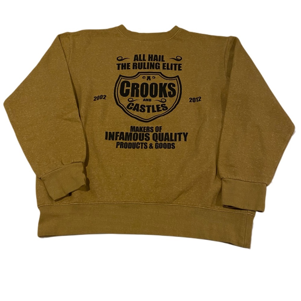 Crooks & Castles Yellow Sweatshirt